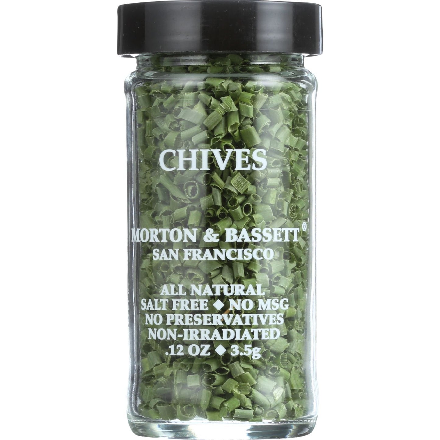Morton & Bassett Chives, Dried Herb Seasoning, 0.12 Ounce (Pack of 1)