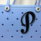 Freshe Boglets - Decorative Bogg Bag Alphabet Lettering - Personalize Your Bag With 3D Printed Alphabet Letters (P, Small)