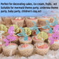 28 Pcs Glitter Mermaid Cupcake Toppers Mermaid Theme Birthday Party Supplies Under The Sea Party Favors Mermaid Starfish Shell M