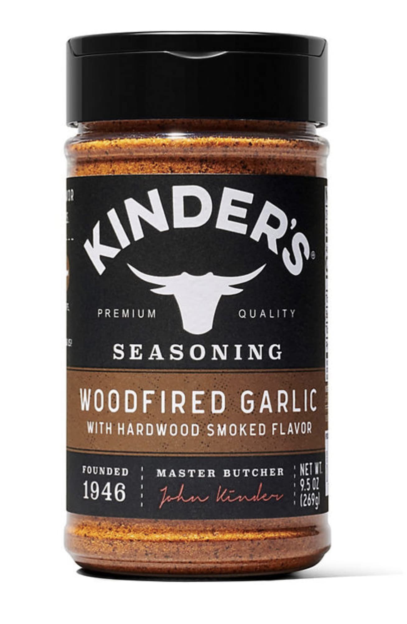 KINDERS Woodfired Garlic Rub, 9.5 oz, Brown, Model 980281626