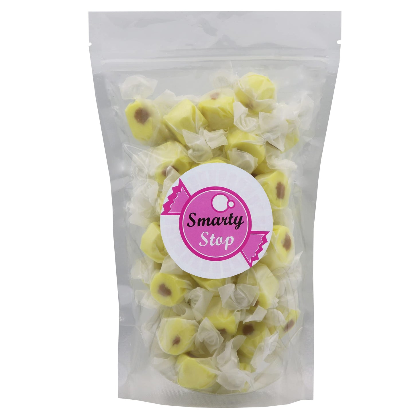 Gourmet Soft And Chewy Salt Water Taffy Candies - Individually Wrapped - Bulk Bags (Banana Peanut Butter, 2 Pound (Pack Of 1))