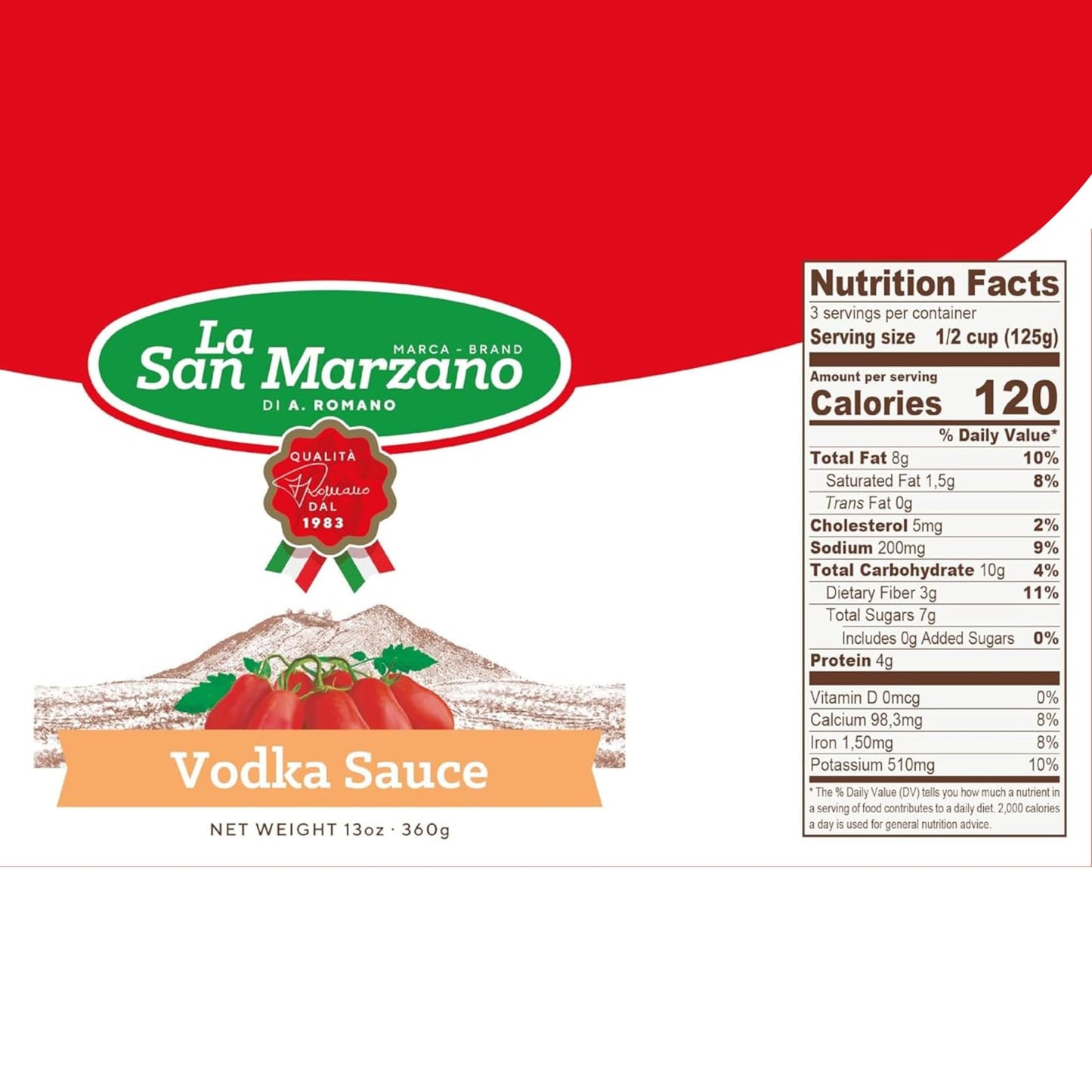 La San Marzano spirit-inspired flavor Sauce, All Natural, Non-GMO, Gluten Free, 13 oz, Pack of 6