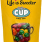 By The Cup Assorted Fruit Sours Chewy Candy, 1 Lb Bulk Bag