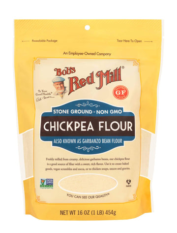 Bobs Red Mill Garbanzo Bean Flour, 16 Ounce (Pack Of 4)