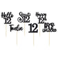 36Pcs 12Th Birthday Cupcake Toppers Hello 12 Sweet 12 Twelve Cake Decorations Level 12 Unlocked Birthday Cupcake Picks For 12Th