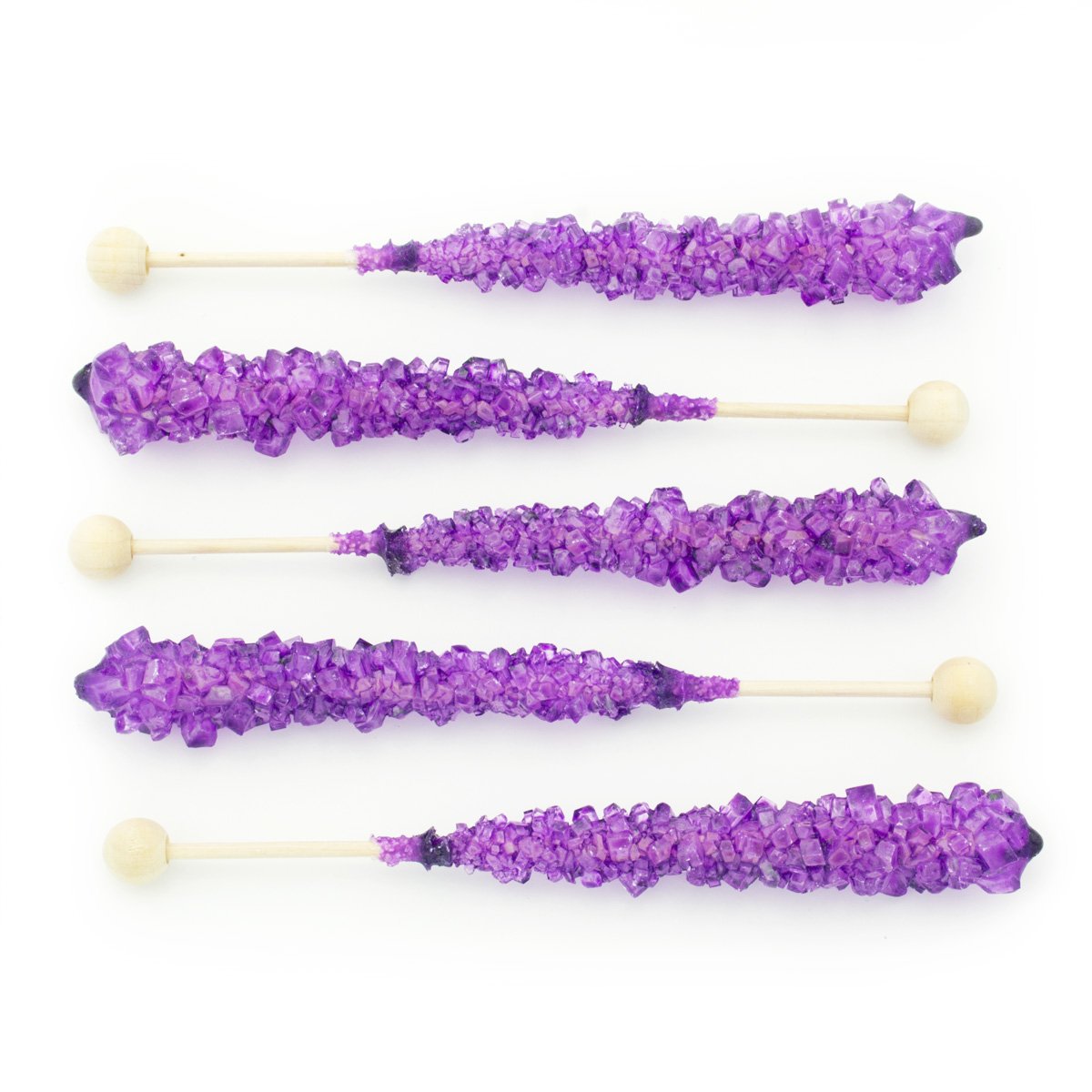 Boones Mill | Rock Crystal Candy Sticks | Purple Grape | 36 Sticks