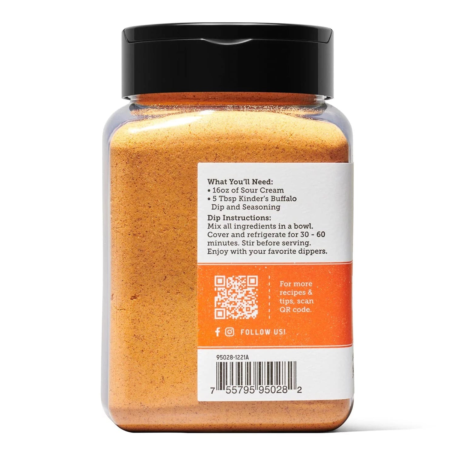 Kinder'S Buffalo Dip And Seasoning Mix With Real Blue Cheese, Premium Quality Seasoning, Msg Free And Usda Certified Organic, 10