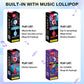 Amos Tastysounds Audio Music Lollipop Candy - Singing Music Lollipop Suckers, Sugar-Free, 4-Pack Variety (Strawberry, Blueberry,