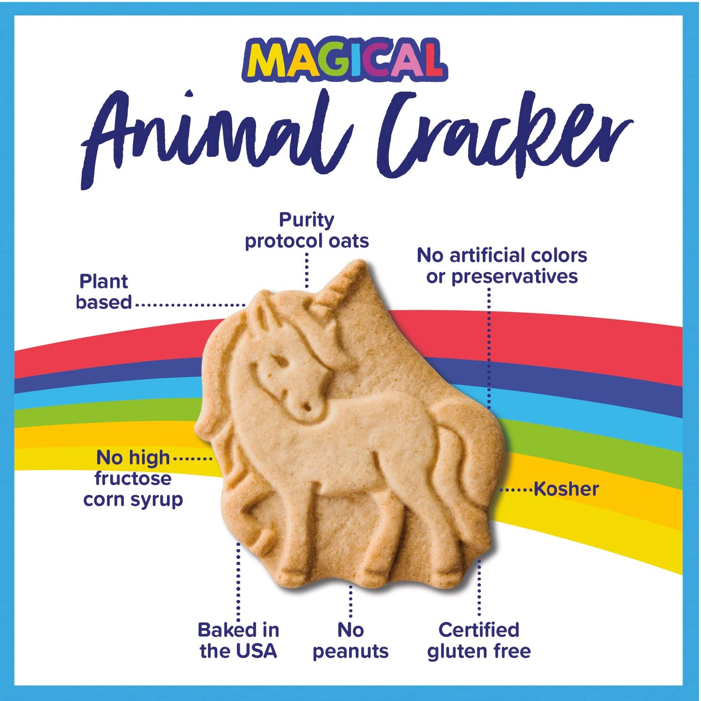 Goodie Girl Cookies, Magical Animal Crackers Snack Packs | Gluten Free, Peanut Free, Dairy Free, Egg Free | 24 Individually Wrap