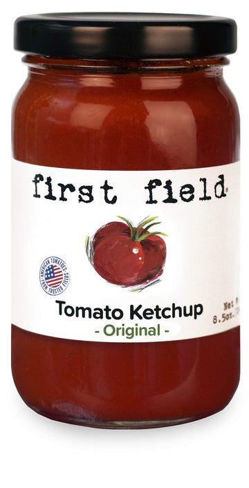 First Field Original Tomato Ketchup 100% Jersey Fresh Tomatoes by the NJDA Gluten Free 8.5 oz