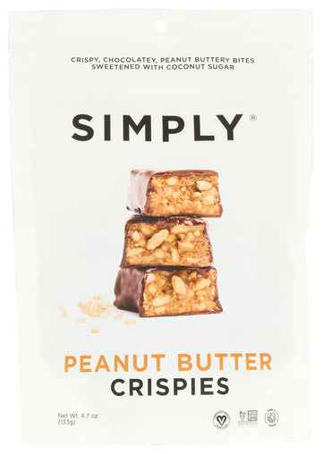 Simply Gum Dark Chocolate Peanut Butter Crispies, 4.7 OZ