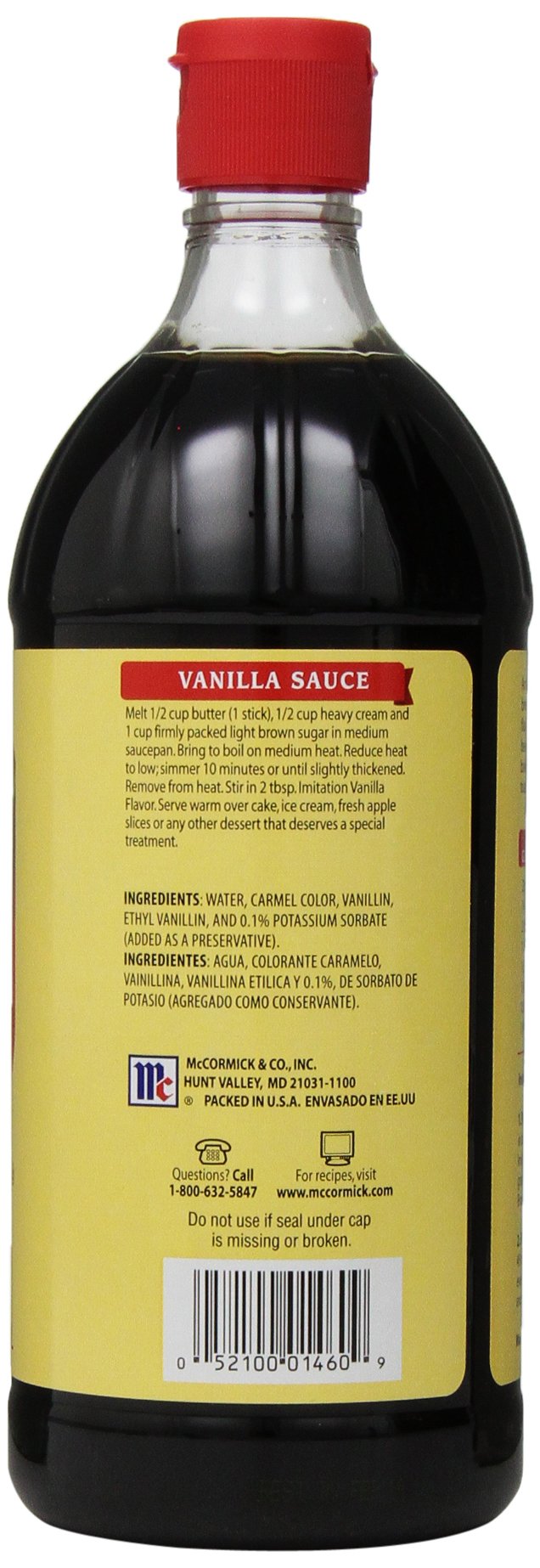 McCormick compatible with Vanilla Flavor, 32 Fl Oz, Model 00-SSO7SA-35