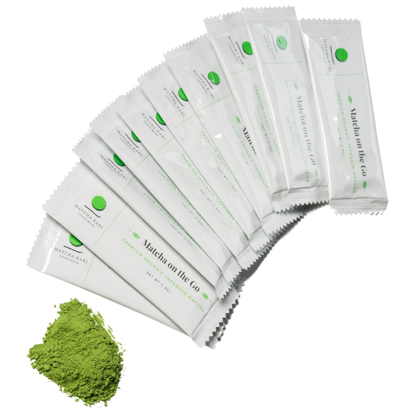 Matcha Green Tea Powder Single Serving Sticks, Dr. Weils Ceremonial Organic Matcha Powder Singles Packets - Individual Tea Packets (24)