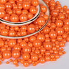 Twisweet Orange Pearl Sprinkles for Cake Decorating, Edible Sugar Pearls for Baking, Mix Size, Cake Topper Cupcake Cookie Ice Cr