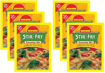 Stir Fry Seasoning Mix Packets - Asian Stir-Fry Recipe - 0.75 Ounces Each (Pack of 6)