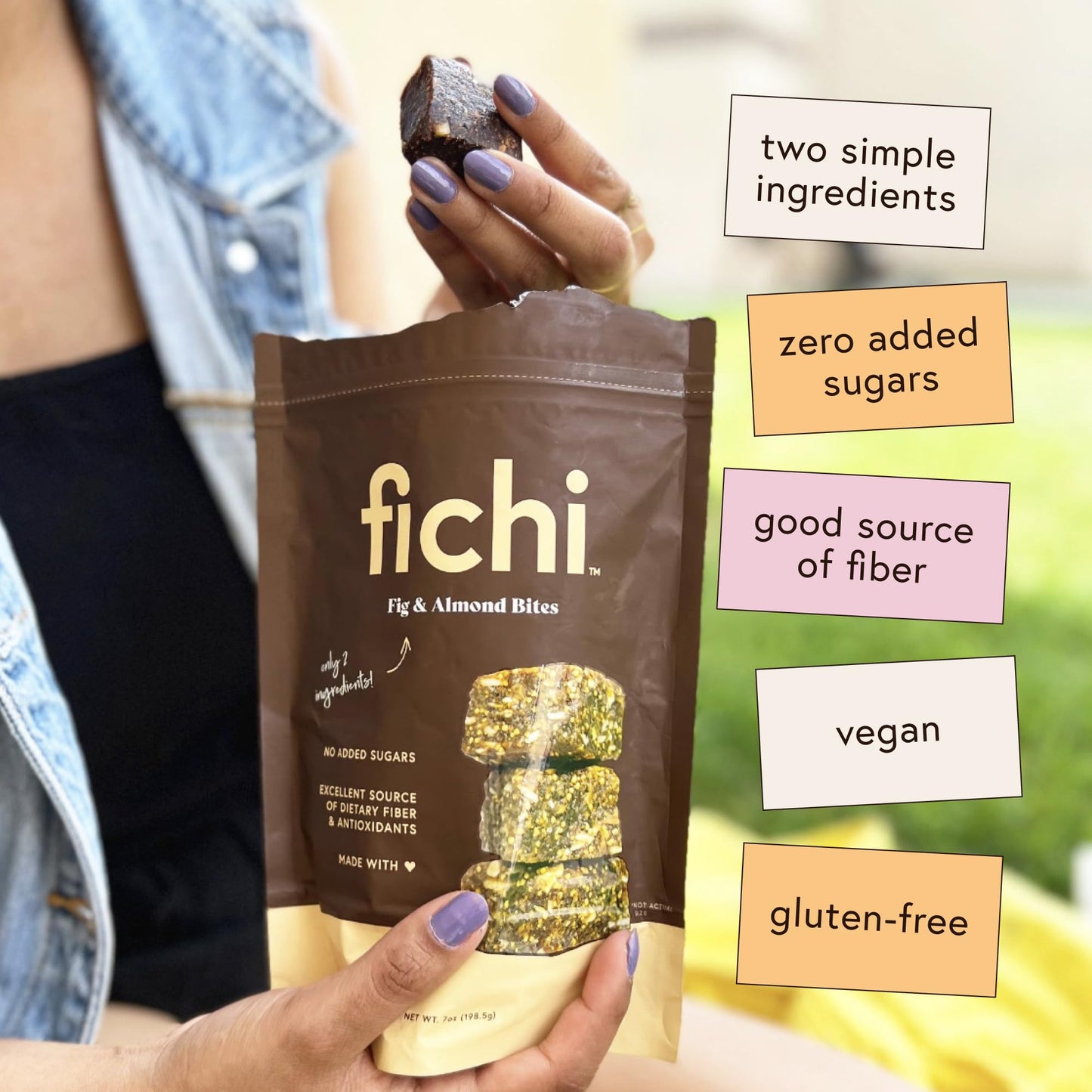 Fichi Fig and Nut Bites, Gluten-Free Italian Snack, 7 Ounce (Pack of 2)