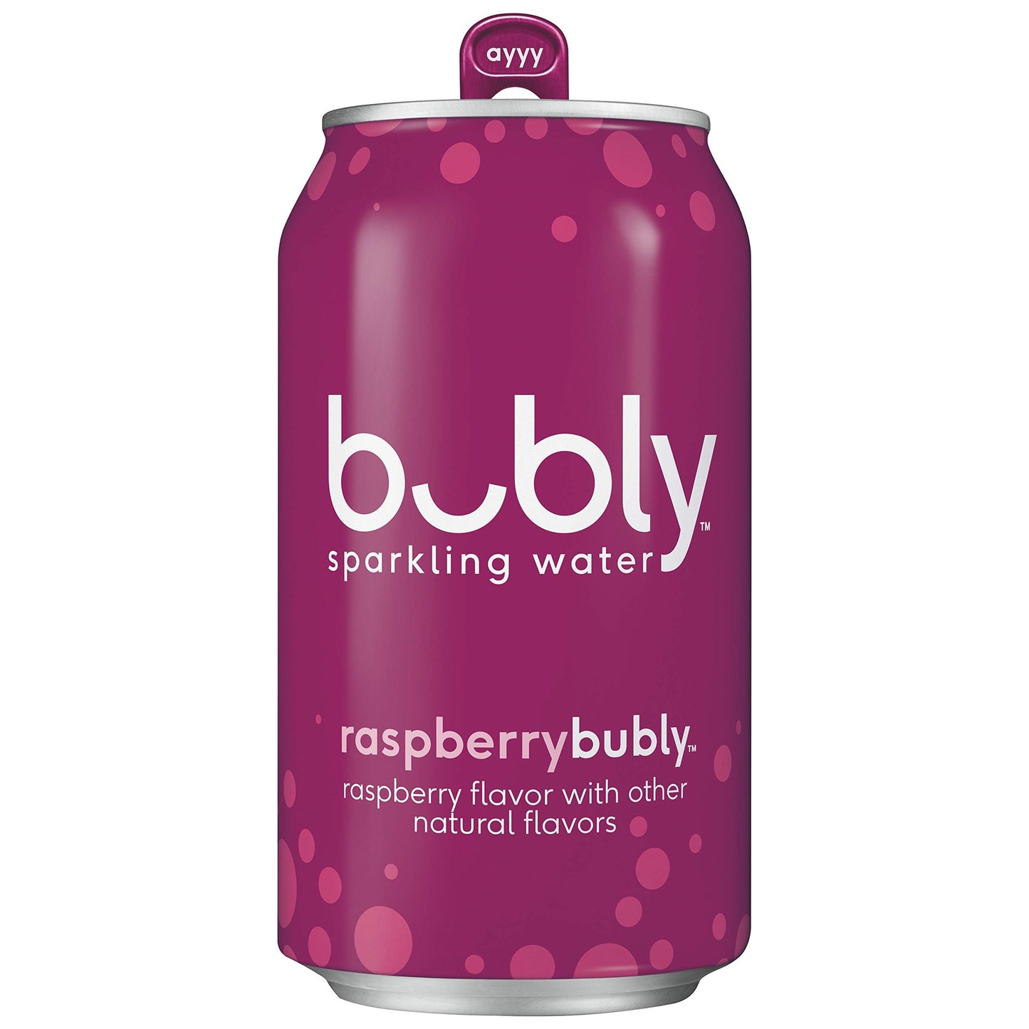 Bubly Sparkling Water, Raspberry, 12Ounce Cans, 12 Count