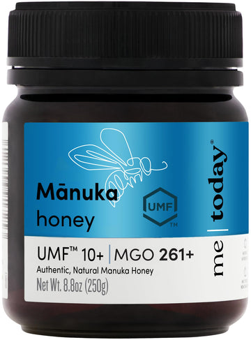 Me Today Manuka Honey, UMF 10+/MGO 261+ from New Zealand Authentic, Raw & Unpasteurized Honey | Raw Manuka Honey for Daily Welln