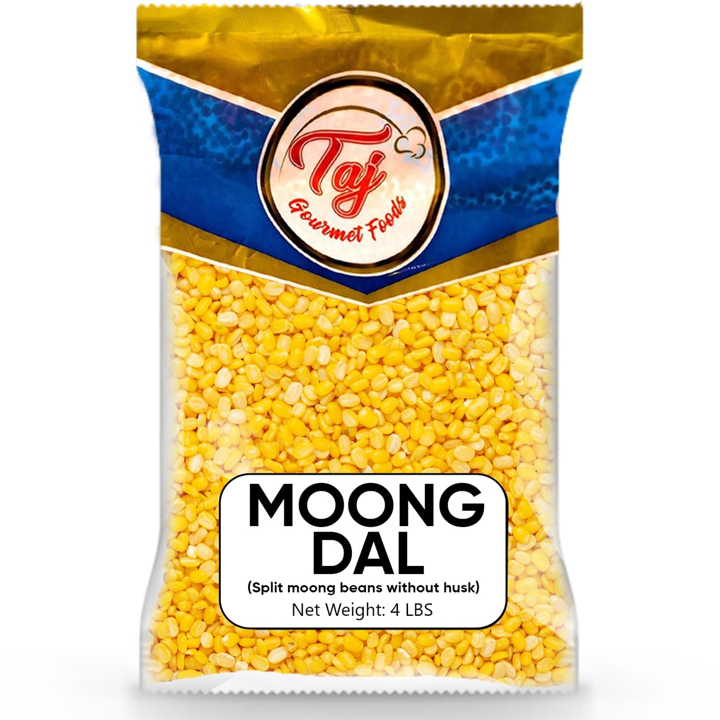 Taj Moong Dal Mung Lentils, (4-Pounds)