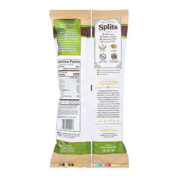 Unique Snacks Multi-Grain Splits Pretzel, Delicious Homestyle Baked Snack Bag, Vegan, OU Kosher, and Non-GMO Food, No Artificial