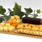 Gift Basket Village Gourmet Cutting Board Set -  ers, Sausages, Salmon, Cheeses - Large - Brown - Handcrafted in the USA