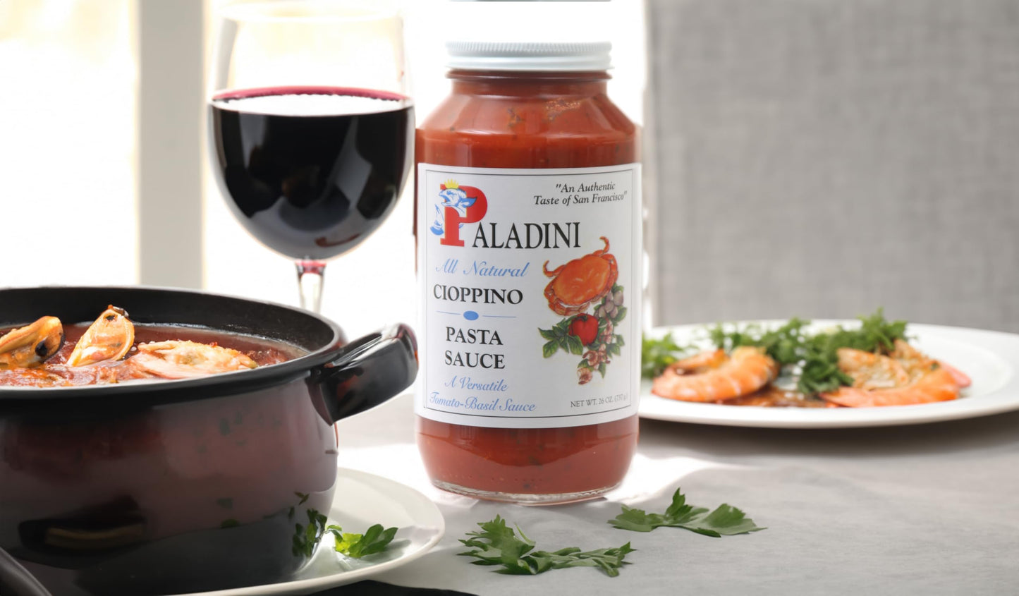 Paladini All-Natural Cioppino Pasta Sauce 26 Oz. 2 Bottles