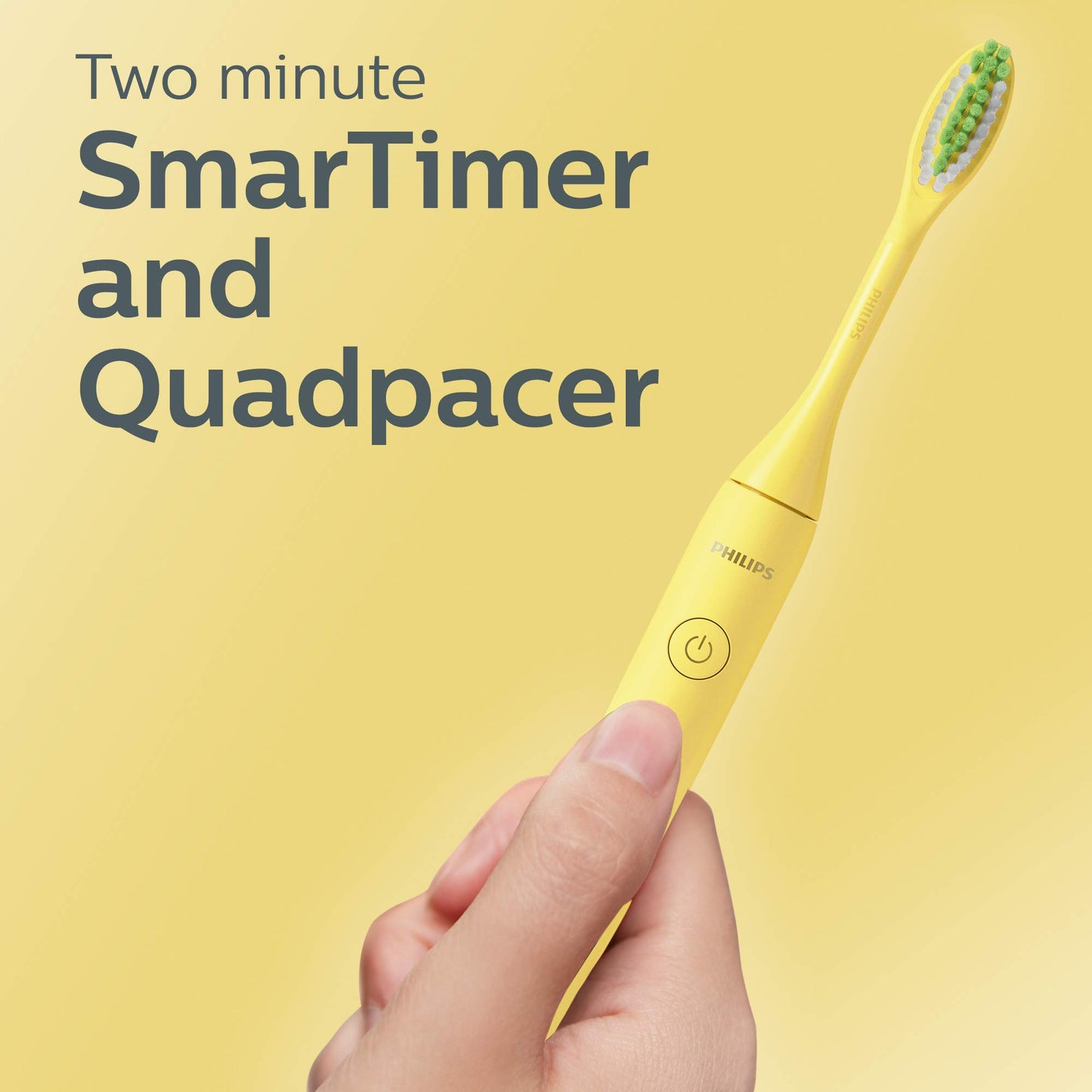 Philips One By Sonicare Battery Toothbrush, Mango Yellow, Hy1100/02
