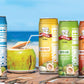 Amy & Brian Pure Coconut Water with Pulp, Non-GMO, No Sugar Added, Refreshing and Hydrating Real Coconut Water, 17.5 Fl Oz (Pack