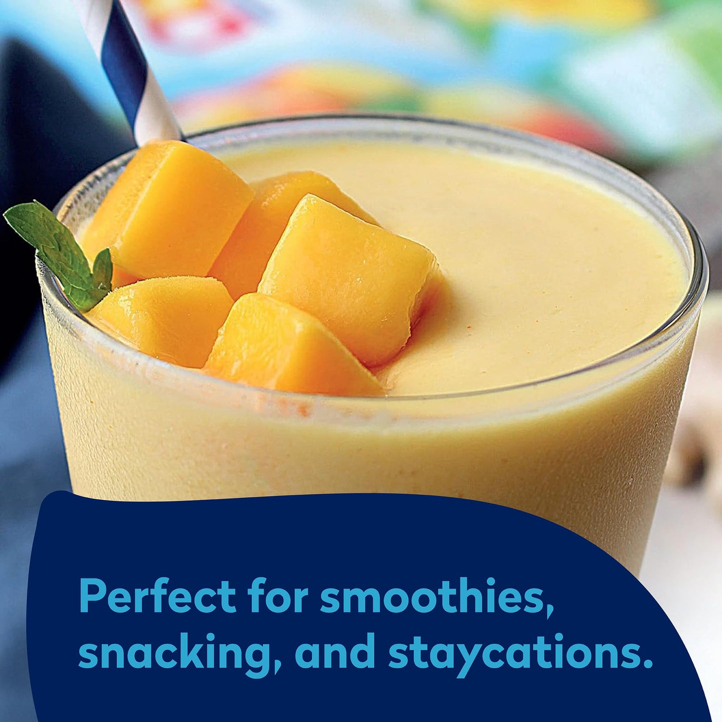 Dole Frozen Mango Chunks, Naturally Gluten Free Fruit, Great for Smoothies, 16 Oz Resealable Bag