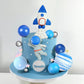 Space Cake Toppers Outer Space Astronaut Figurines Rocket Balls And Stars Kids Space Theme Decorations For Birthday Party Suppli