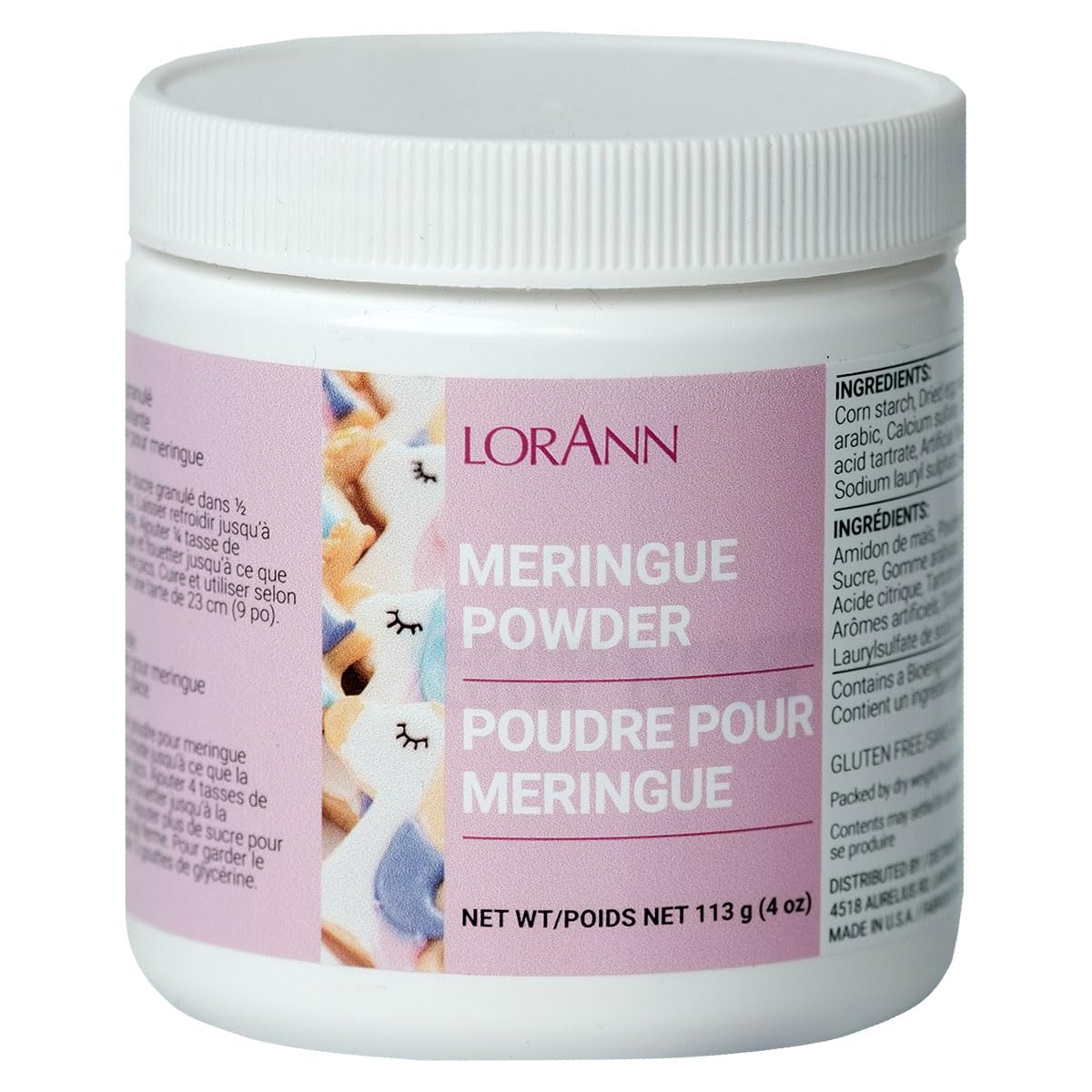 Lorann Meringue Powder 4 Ounce