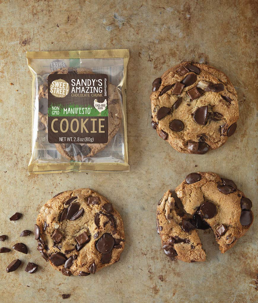 Sweet Street Sandys Amazing Chocolate Chunk Manifesto Cookie, 3.02 Ounce - 48 Per Case.
