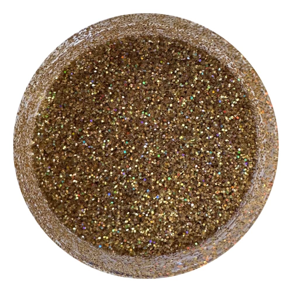 Gold Hologram Disco Cake 5 Gr Decoration, Toppers, Wedding, Cupcakes, Fondant, Cake Pops 5G By Oh! Sweet Art