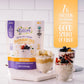 Oatsome Organic Overnight Oats with Chia, Flax, & Hemp, Gluten-Free Oatmeal with 7g of Protein, 12oz Bag
