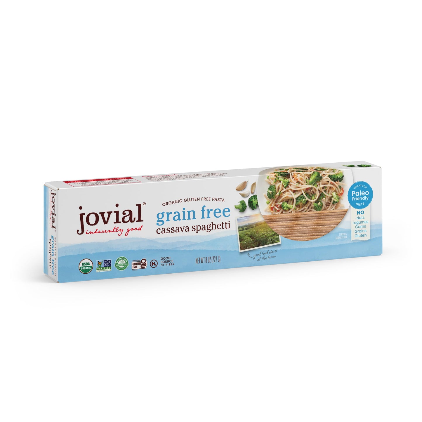 Jovial Grain-Free Cassava Spaghetti - Spaghetti Noodles, Cassava Pasta, Paleo Pasta, Gluten Free Pasta Spaghetti, Grain-Free, Ce