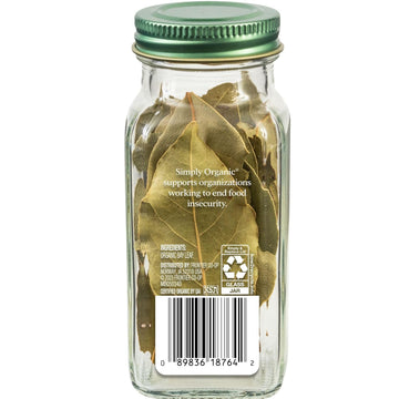 Simply Organic Bay Leaf, Certified Organic | 0.14 Oz | Laurus Nobilis - Pack Of 2