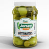 Jersey Pickles - Hot Pickled Tomatoes (Gallon) - Pickled Vegetable - Handcrafted Gourmet Topping for Sandwiches  Charcuterie & More