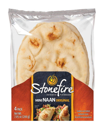 Stonefire Tandoor Baked Mini Naan, 7.05 oz 4 CT
