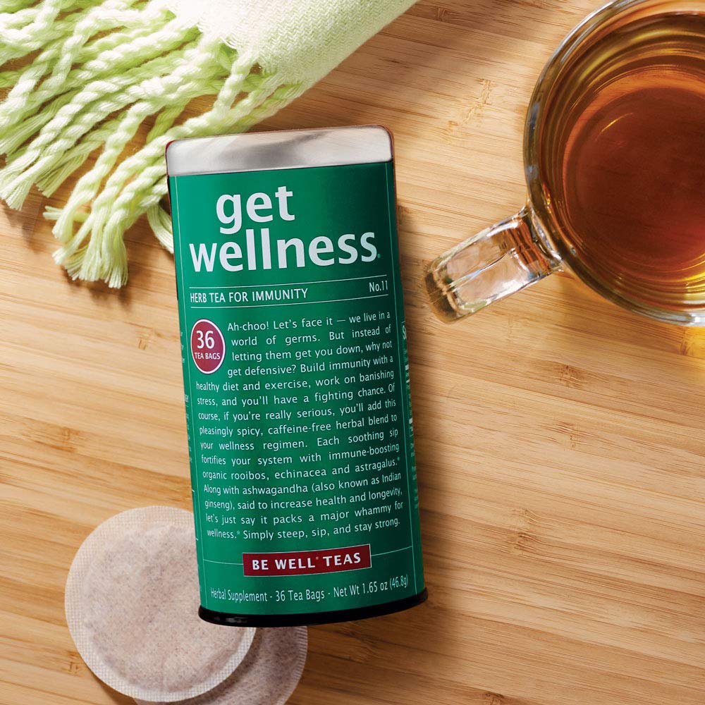 The Republic of Tea Be Well Red Rooibos Tea - Herb Tea, 36 Count, Get Wellness, Model 14-603