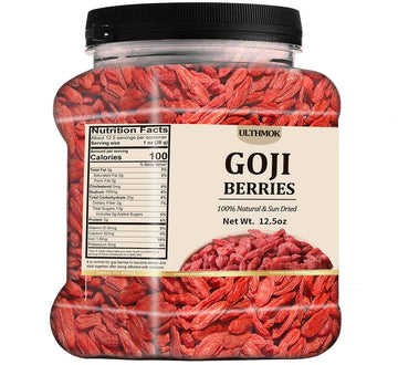 Premium Dried Goji Berries 12.5Oz/354g,Selected Goji Berry.100% Natural & No Additives for Tea,Baking.