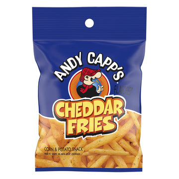 Andy Capp'S Cheddar Flavored Fries, 0.85 Oz, 72 Pack