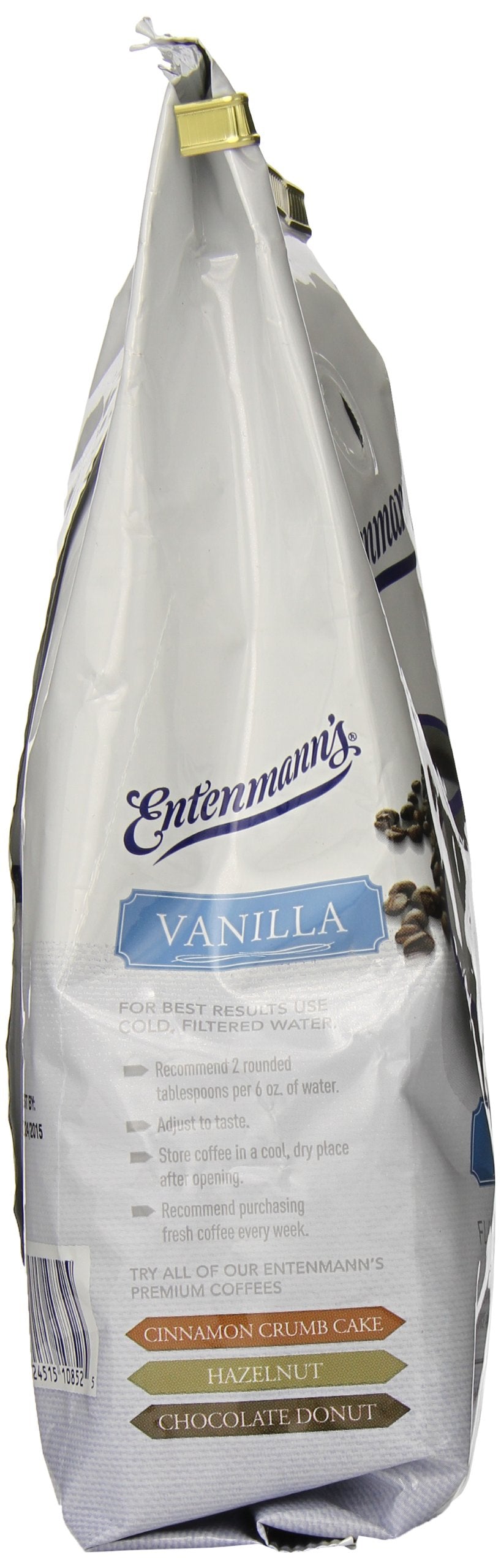 Entenmann'S Ground Coffee, Vanilla Flavor, 10 Ounce