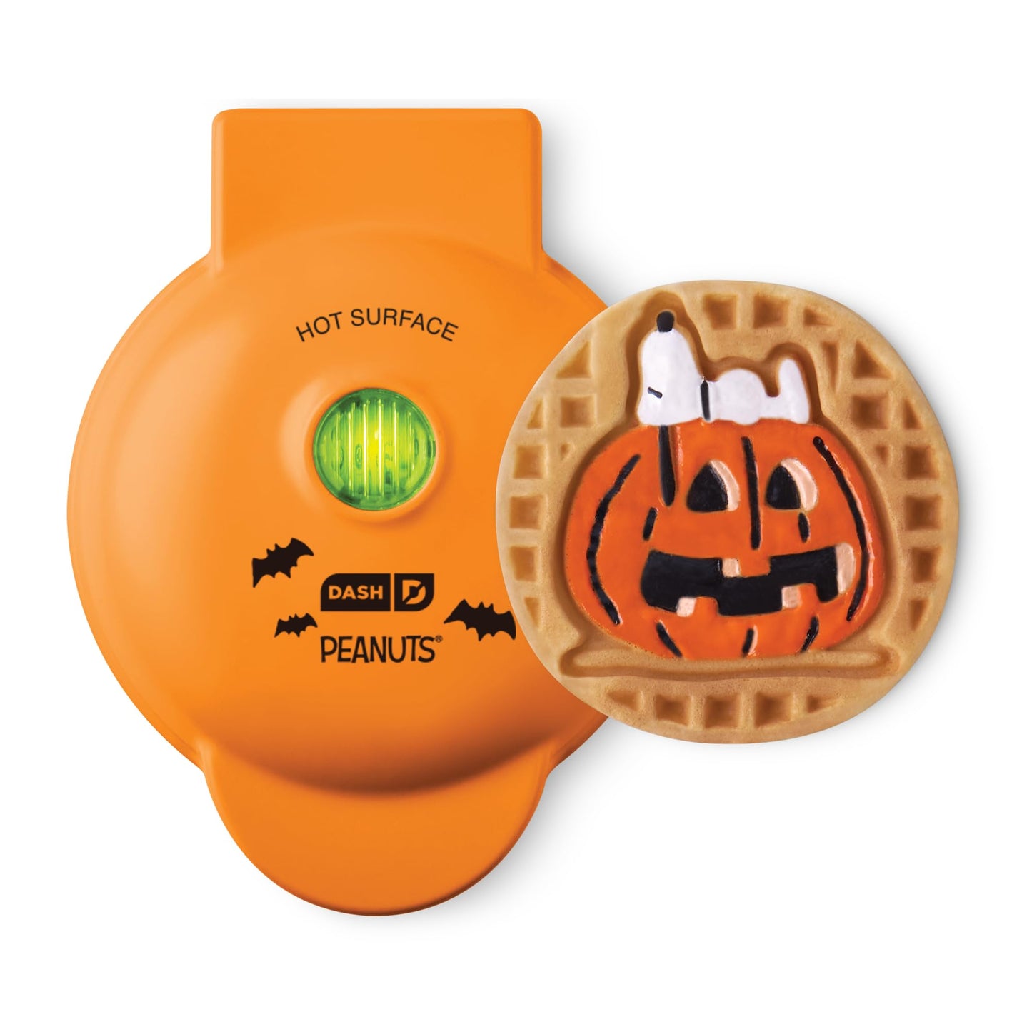 Peanuts x Dash Snoopy Jack-o-Lantern Mini Waffle Maker