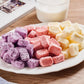 Freeze-dried yogurt chunks - Strawberry, Blueberry, Peach & Mango Mix | Crunchy Sweet & Tangy Snack for Ice Cream, Oatmeal, Lunc