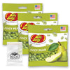 Juicy Pear Flavored Jelly Beans- 3 Pack Of 3.5 Oz Bags- Bundle Includes Travel Size Bag From R.U.S Candy Company