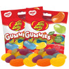 Needzo Vegan Jelly Bean Shaped Jumbo Gummy Candy, Sharable Bagged Gourmet Candies, Pack Of 2, 3.5 Ounces