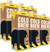 Wandering Bear Organic Caramel Cold Brew Coffee, 32 Fl Oz, 6 Pack - Extra Strong, Smooth, Organic, Unsweetened, Shelf-Stable, An