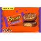 REESES Milk Chocolate Snack Size Peanut Butter Pumpkins, Halloween Candy Bag, 9.6 oz
