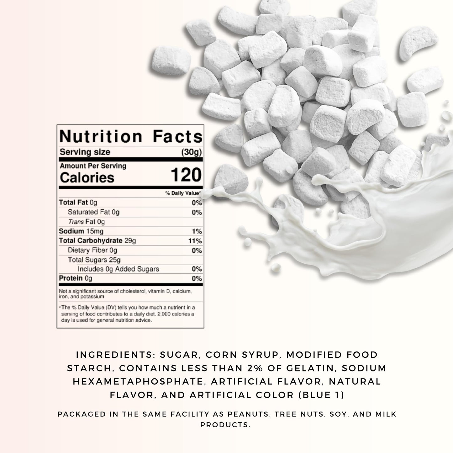 Dehydrated Marshmallow Bits 1.5 Pound Resealable Bulk Bag Cereal White Assorted Shapes, Perfect For Easter, Saint Patrick'S Day