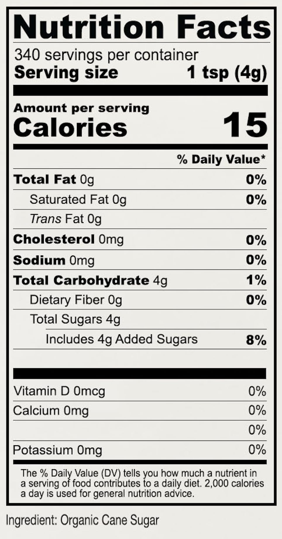 Anthonys Organic Cane Sugar, 3 lb, Granulated, Gluten Free & Non GMO (Pack of 2)